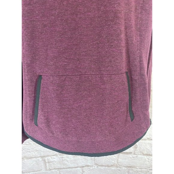 ATHLETA Sentry Hoodie Sweatshirt Medium Top California Plum Activewear 9498 - Picture 6 of 12